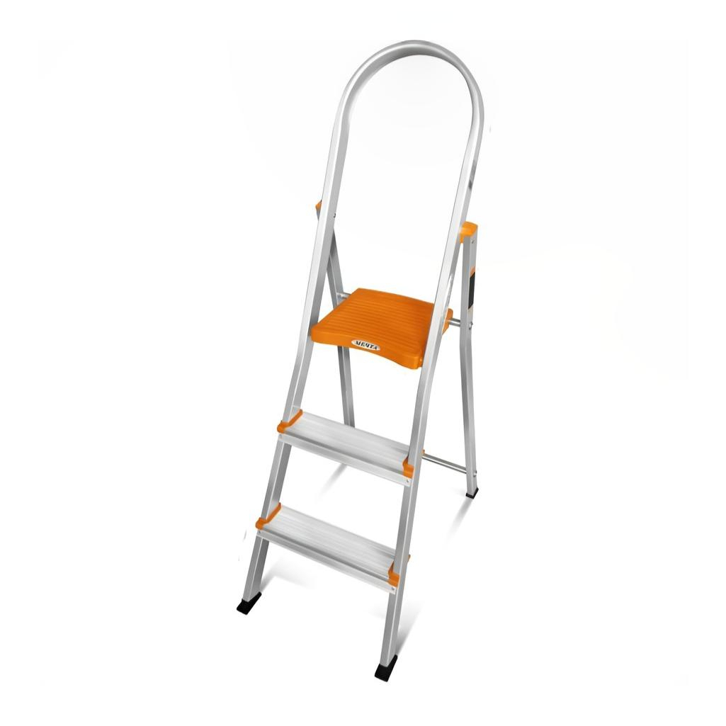 Лестница-стремянка Эйфель Мечта 103, 3 ступени, 1 секция, алюминиевая, нагрузка до 150 кг