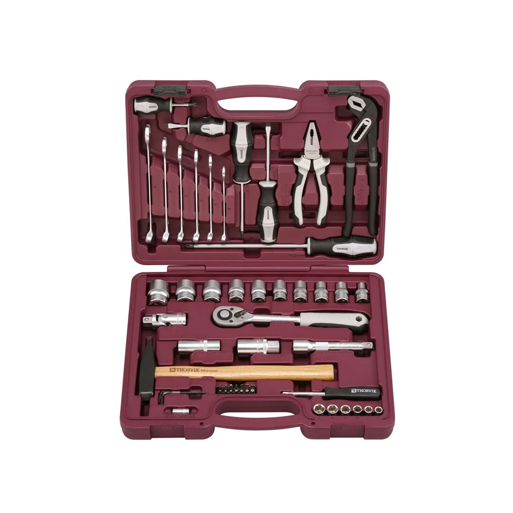Набор инструмента Thorvik UTS0056 универсальный, 56 предметов, кейс