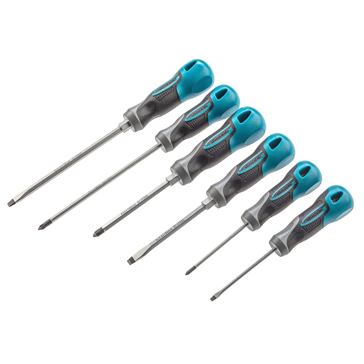 Набор отверток GROSS 6 предметов 12164