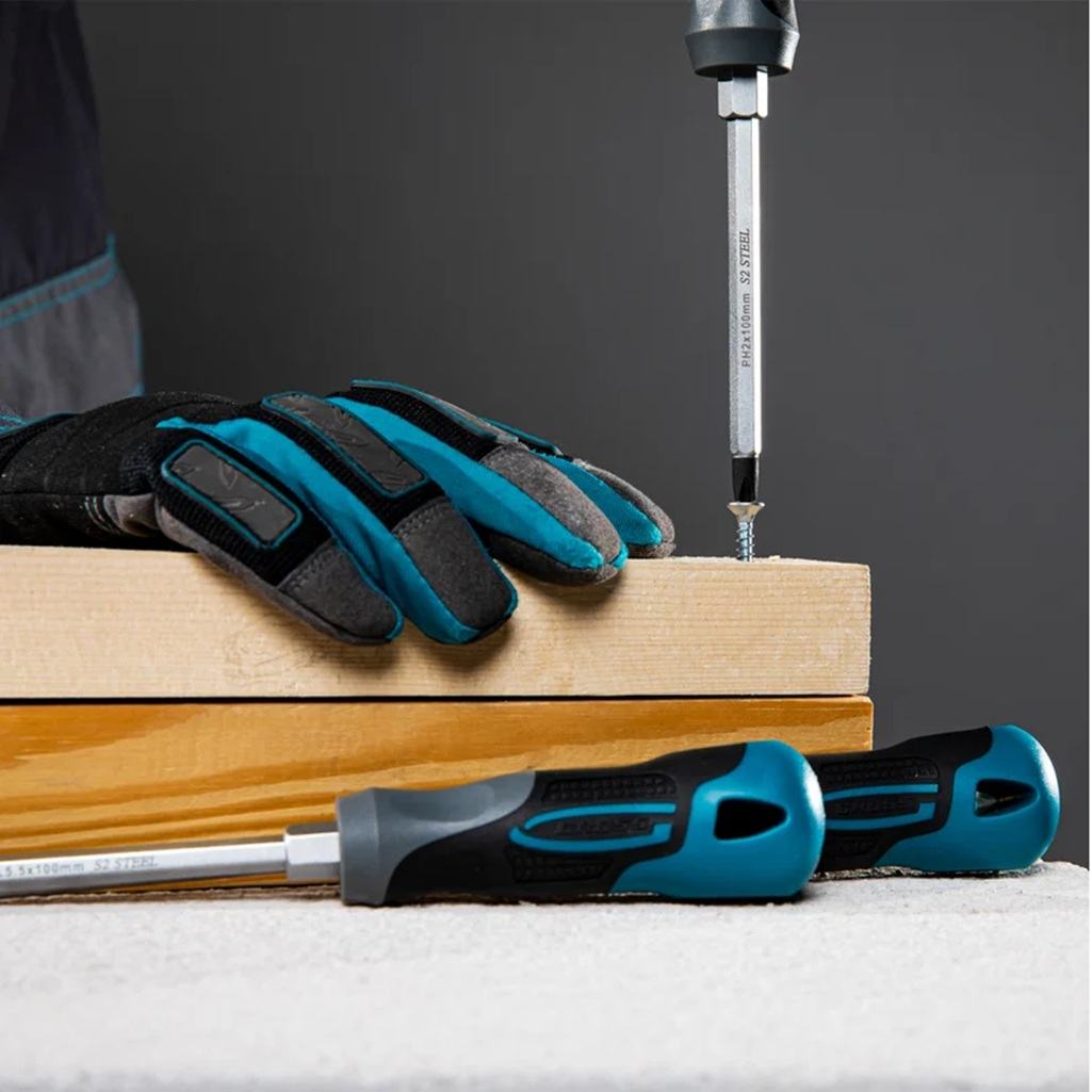 Набор отверток GROSS 12164, трехкомпонентная рукоятка, 6 предметов 