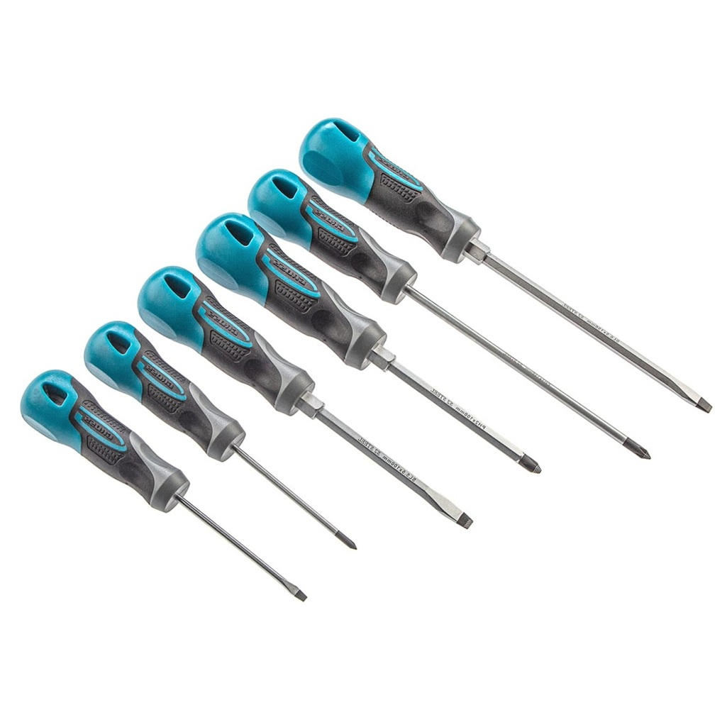Набор отверток GROSS 12164, трехкомпонентная рукоятка, 6 предметов 