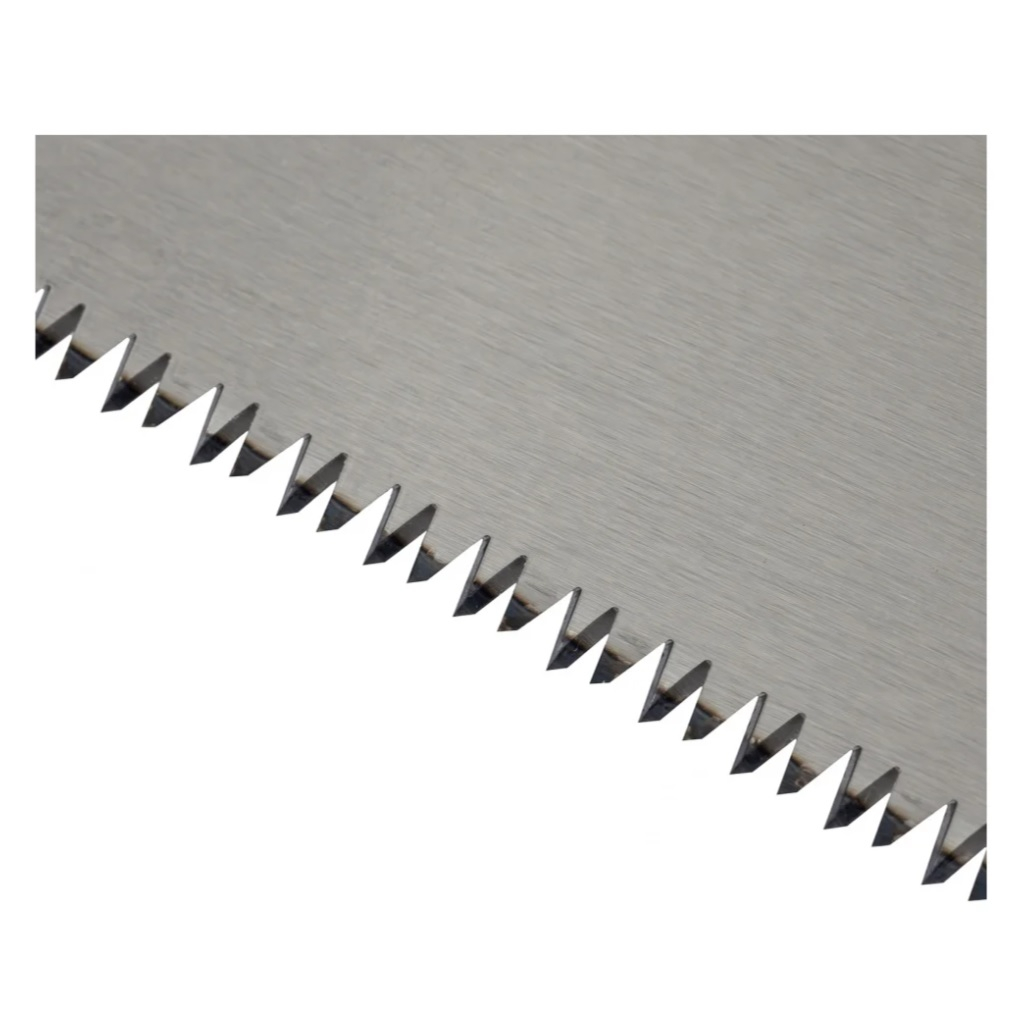 Ножовка по дереву Denzel 24147, 9 TPI, зуб 3D, двухкомпонентная рукоятка, 500 мм