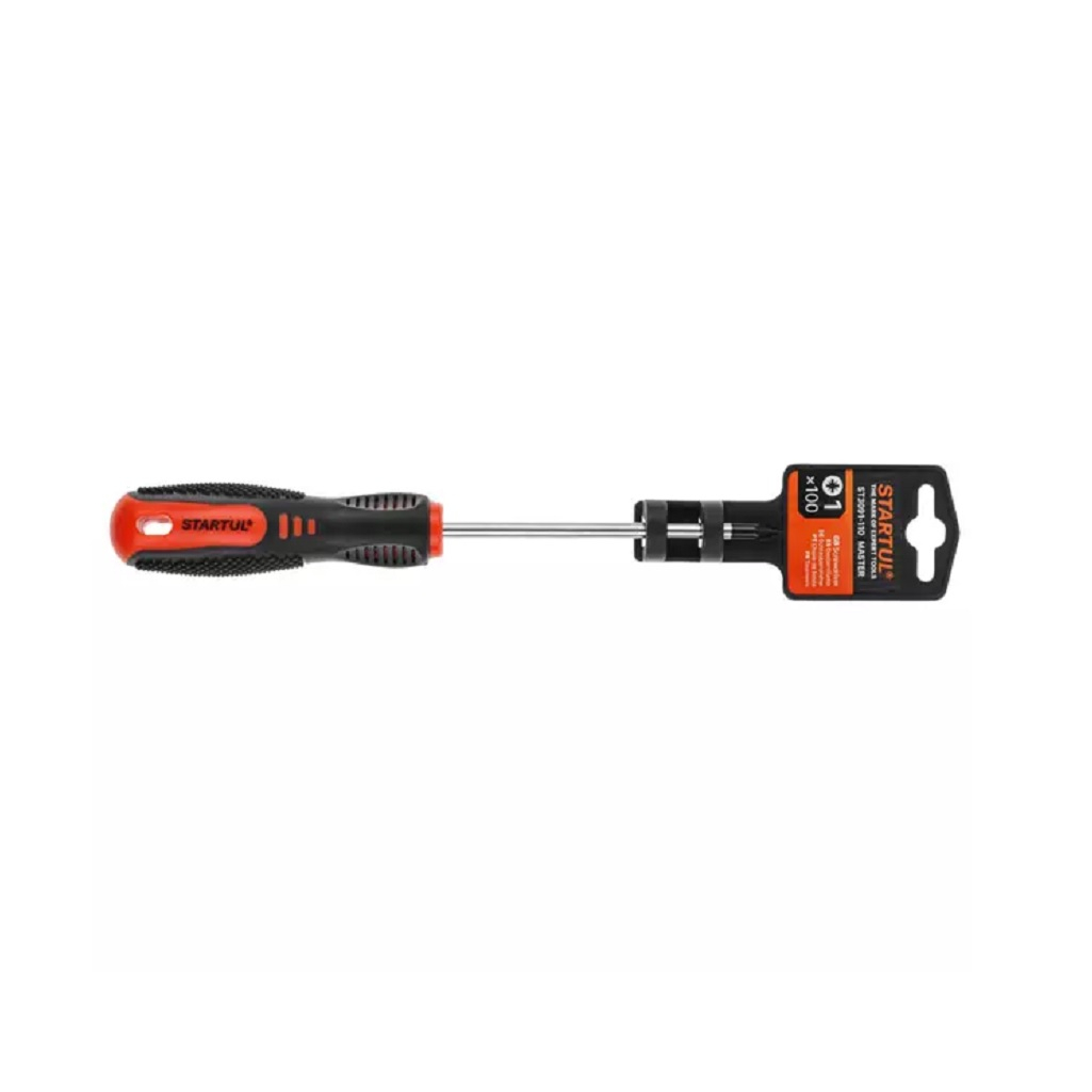 Отвертка крестовая Startul Master ST3091-110, PZ1х100 мм, двухкомпонентная рукоятка