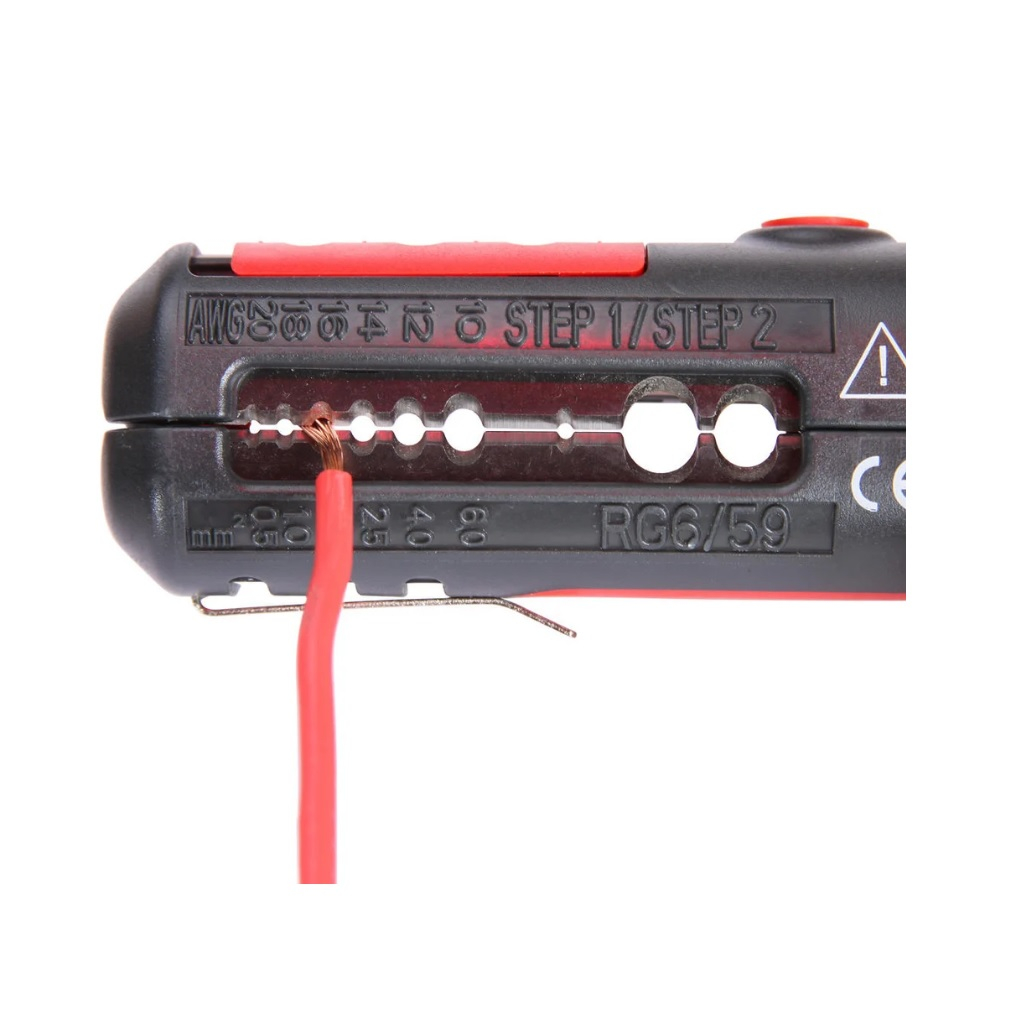 Инструмент для снятия изоляции КВТ WS-20 Вольтмастер 77668, профессиональная серия, сечение провода 0.5-6 мм