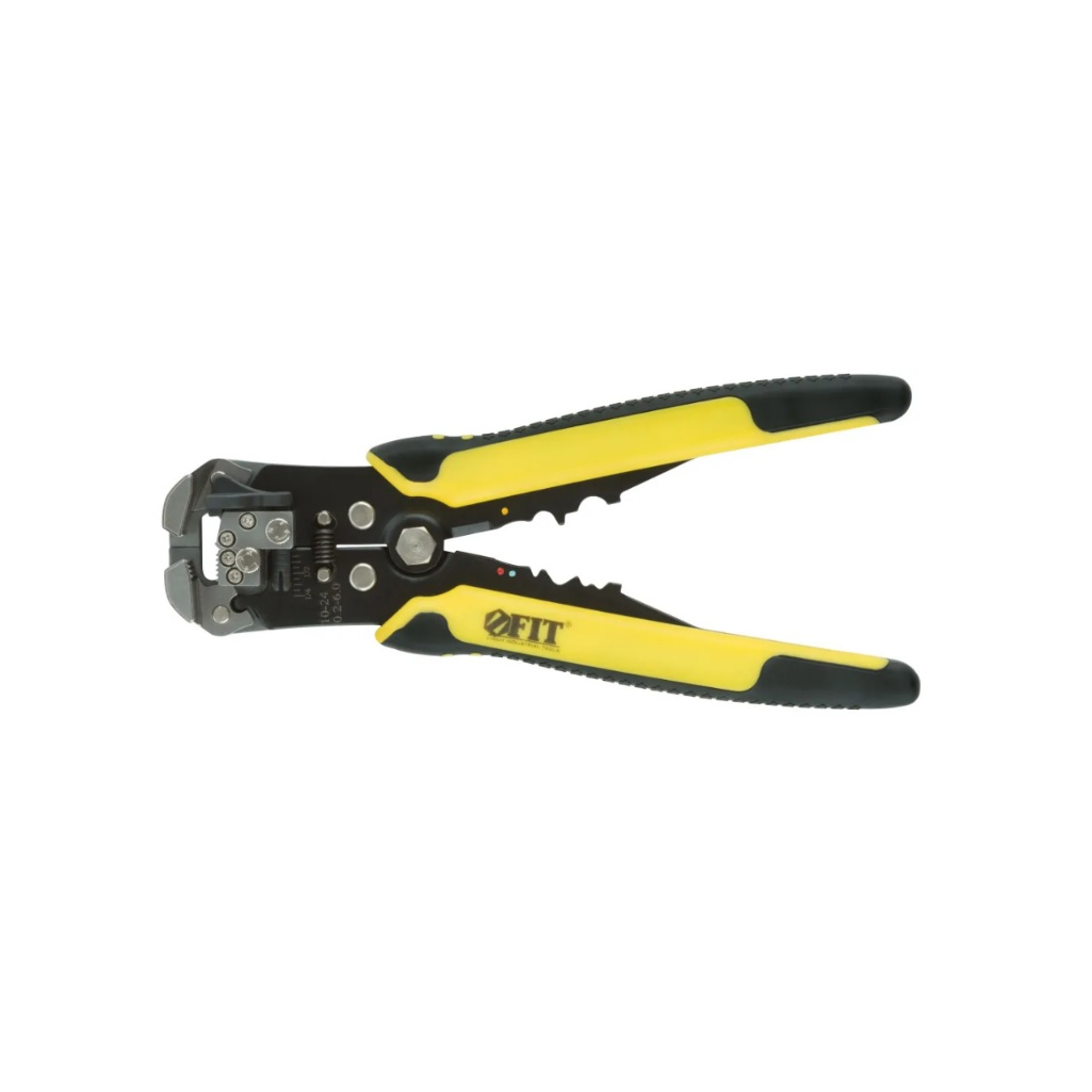 Клещи - автомат для зачистки изоляции FIT 60031, регулируемый диаметр 0.2-6.0 мм, 205 мм 