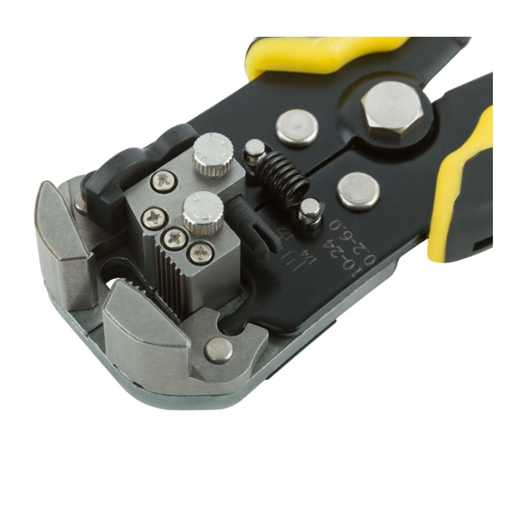 Клещи - автомат для зачистки изоляции FIT 60031, регулируемый диаметр 0.2-6.0 мм, 205 мм 