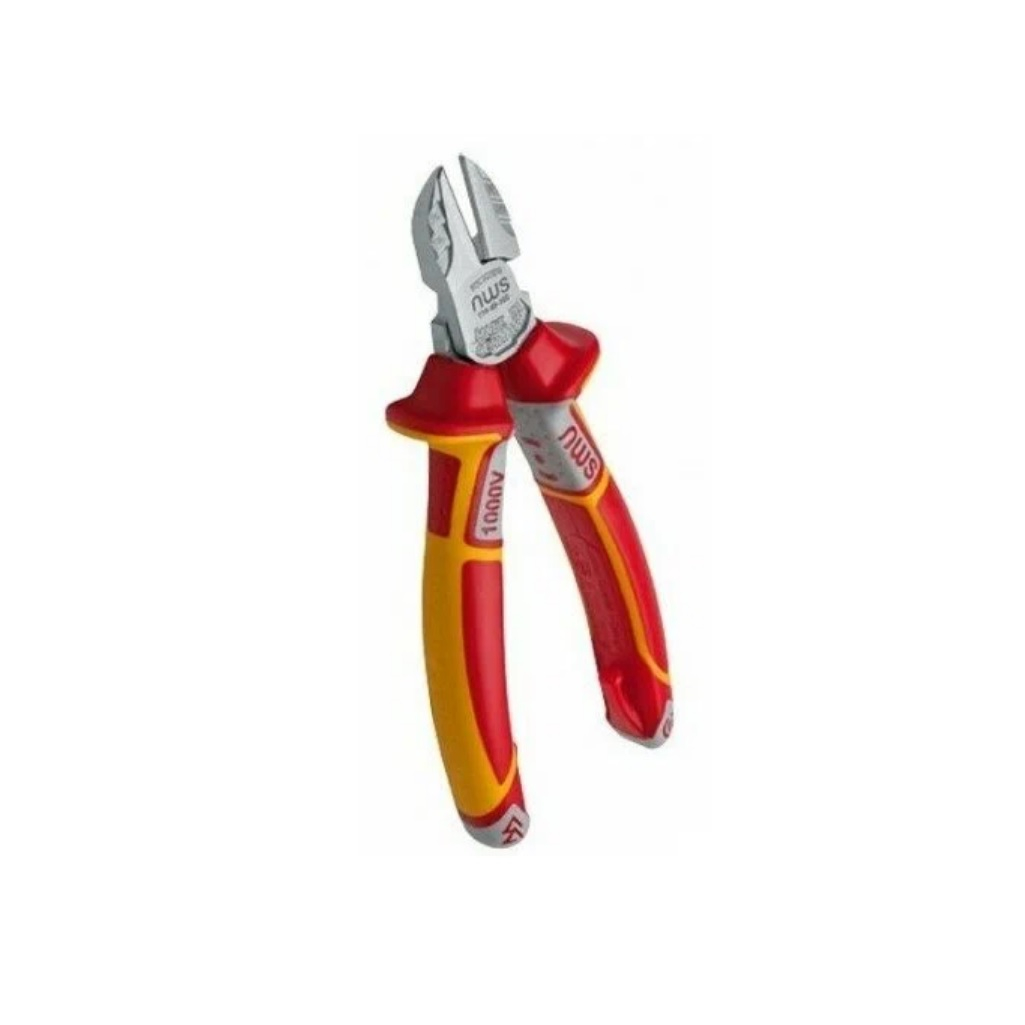 Бокорезы диэлектрические NWS 145 мм, 134-49-VDE-145, хромированные, с рукоятками SoftGripp 