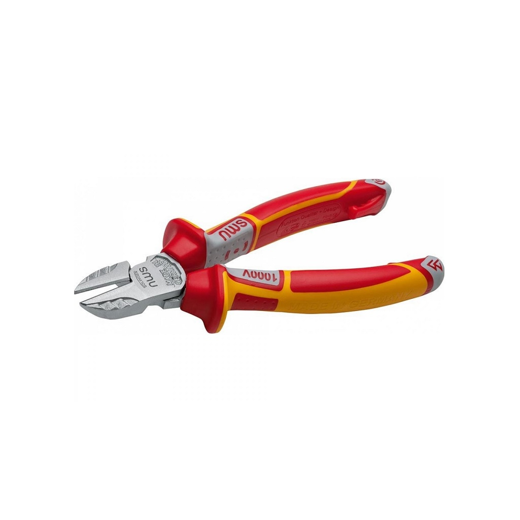 Бокорезы диэлектрические NWS 145 мм, 134-49-VDE-145, хромированные, с рукоятками SoftGripp 