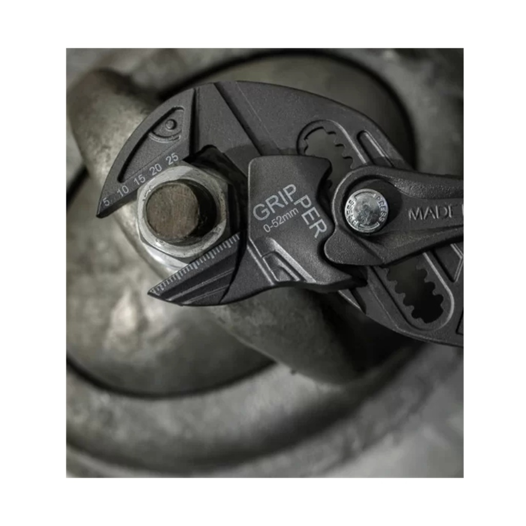 Клещи переставные NWS Gripper K2 1664-12-250 с кнопкой быстрой регулировки, сталь, 250 мм