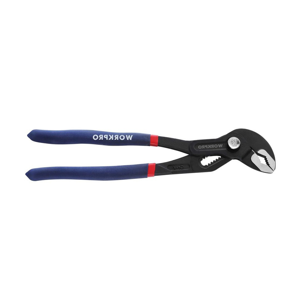 Клещи переставные Workpro WP231156 с кнопкой быстрой регулировки, сталь, 300 мм