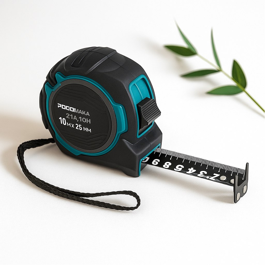 Рулетка двусторонняя Росомаха Эталон 604925, с устойчивой лентой и магнитом, 10 м х 25 мм