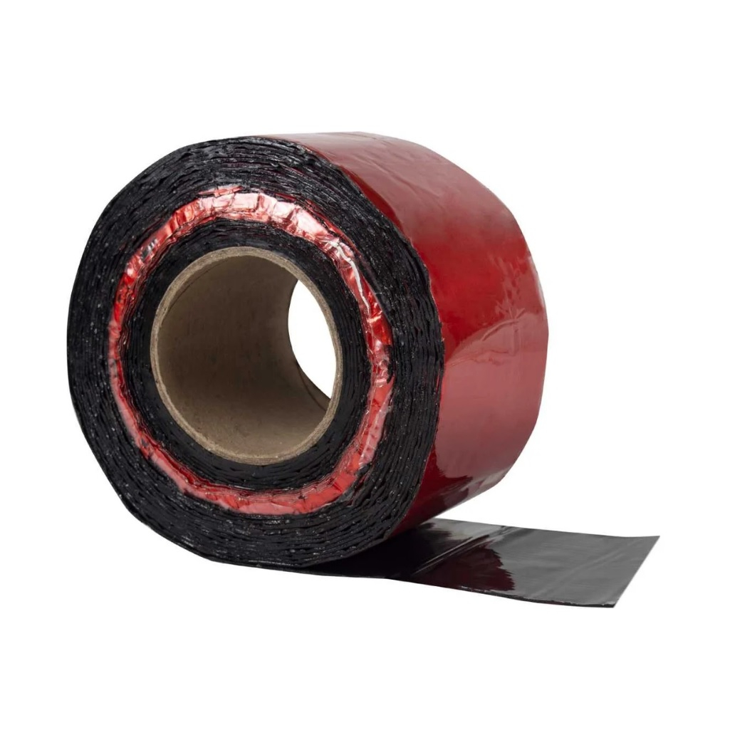 Лента кровельная Шабашка 035-4000, битумная, красная, ширина 10 см, длина 10 м 