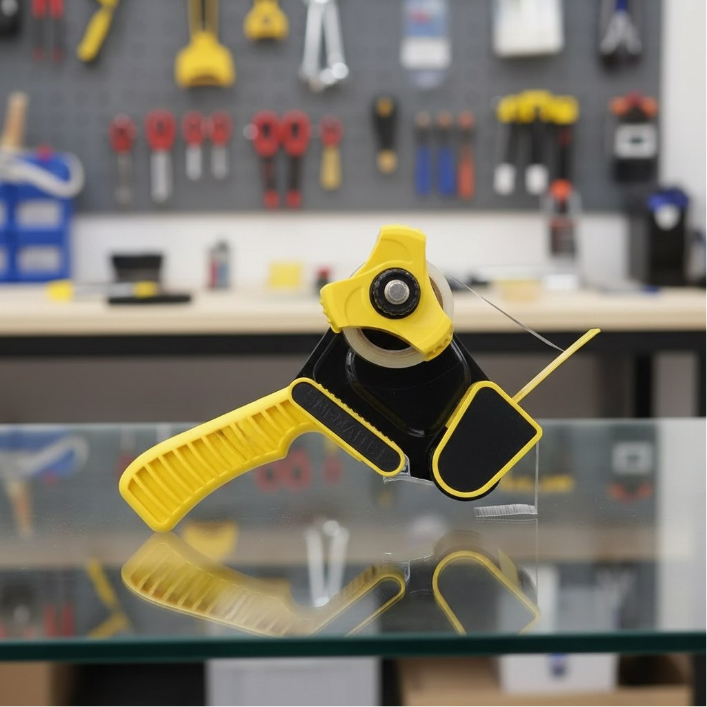 Диспенсер Stayer Maxiline 12017 для клеящих лент, двухкомпонентная рукоятка, ширина 50 мм