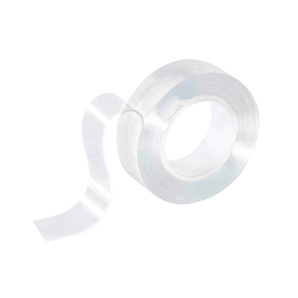 Скотч Park 103909 двусторонний, многоразовый, прозрачный, акрил, ширина 30 мм, длина 2 м