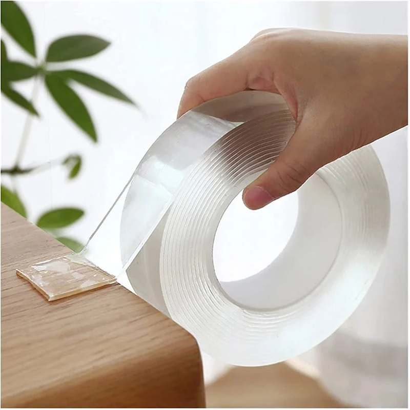 Скотч Park 103909 двусторонний, многоразовый, прозрачный, акрил, ширина 30 мм, длина 2 м