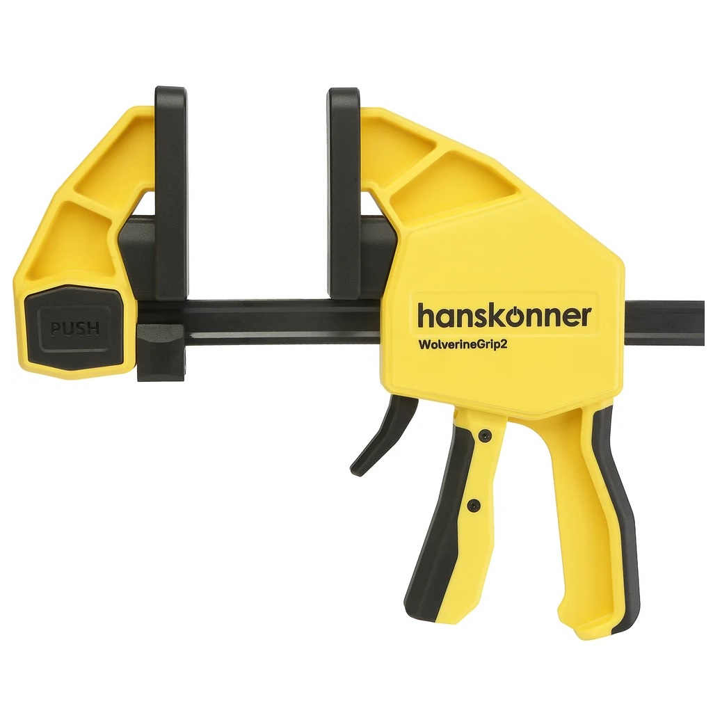 Струбцина быстрозажимная Hanskonner HK1078-09-30, 300 мм, 300 кгс, сжим-разжим