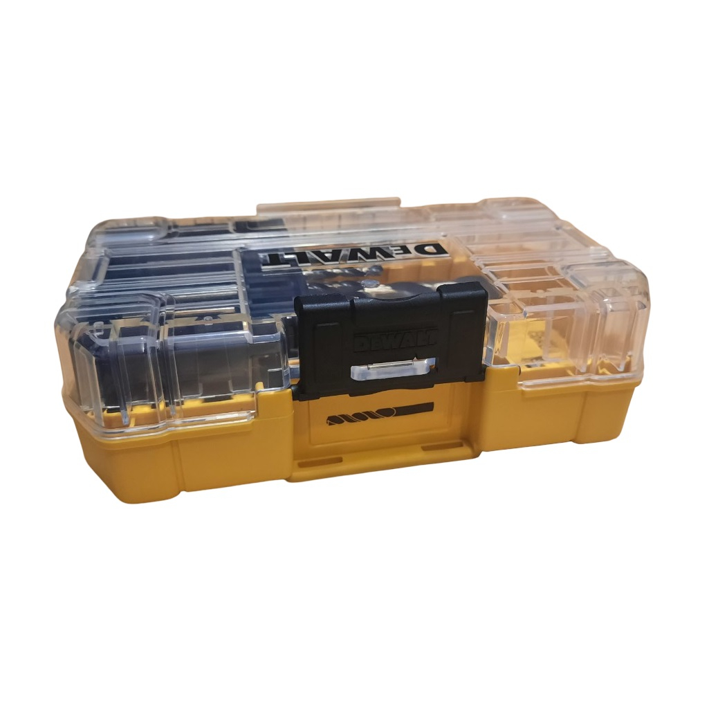 Набор сверл по металлу DeWalt BLACK&GOLD DT70728POS-QZ, спиральные, трехгранный хвостовик, в упаковке 19 штук