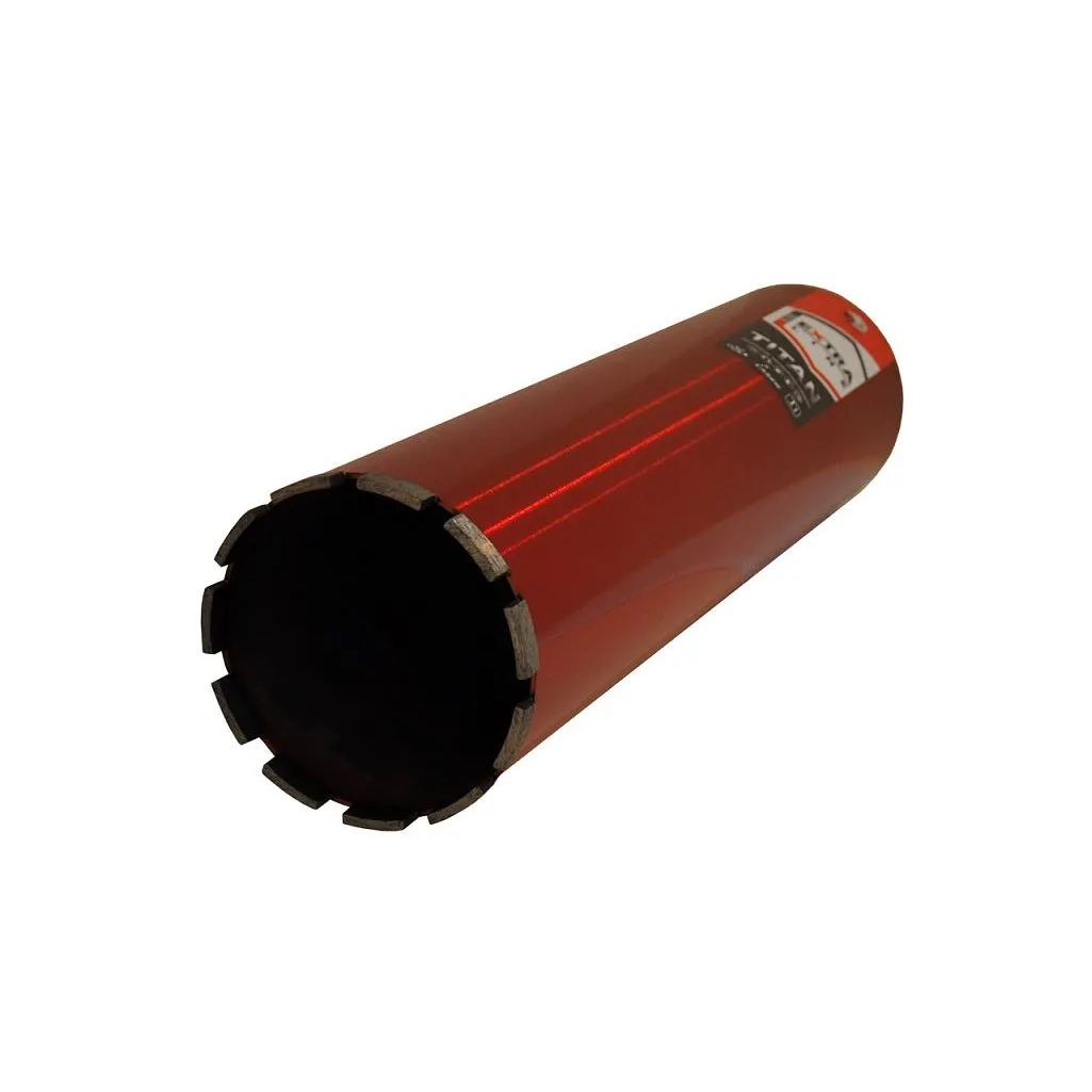 Сверло алмазное по бетону DIAM Extra Line Titan HIT 313038, 102х450х9х1 1/4UNC, сегментное, сухое сверление
