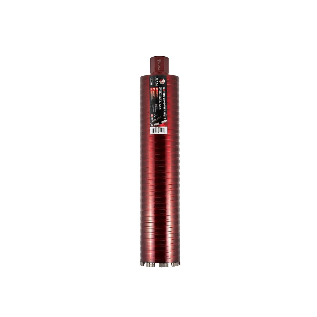 Сверло алмазное по бетону DIAM Extra Line Titan HIT 313038, 102х450х9х1 1/4UNC, сегментное, сухое сверление