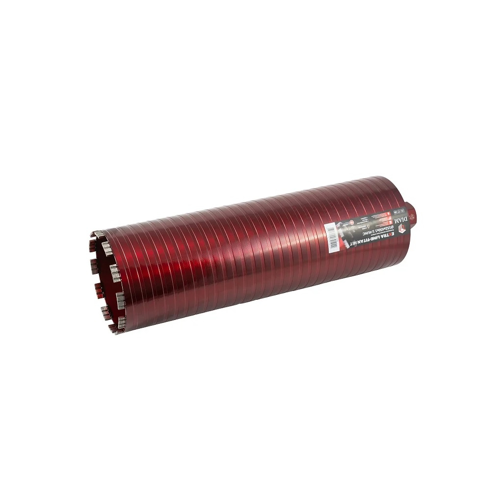 Сверло алмазное по бетону DIAM Extra Line Titan HIT 313042, 152х450х12х1 1/4UNC, сегментное, сухое сверление
