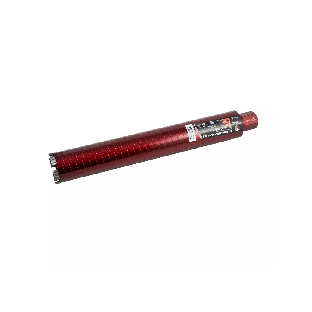 Сверло алмазное по бетону DIAM Extra Line Titan HIT 313036, 72х450х6х1 1/4UNC, сегментное, сухое сверление
