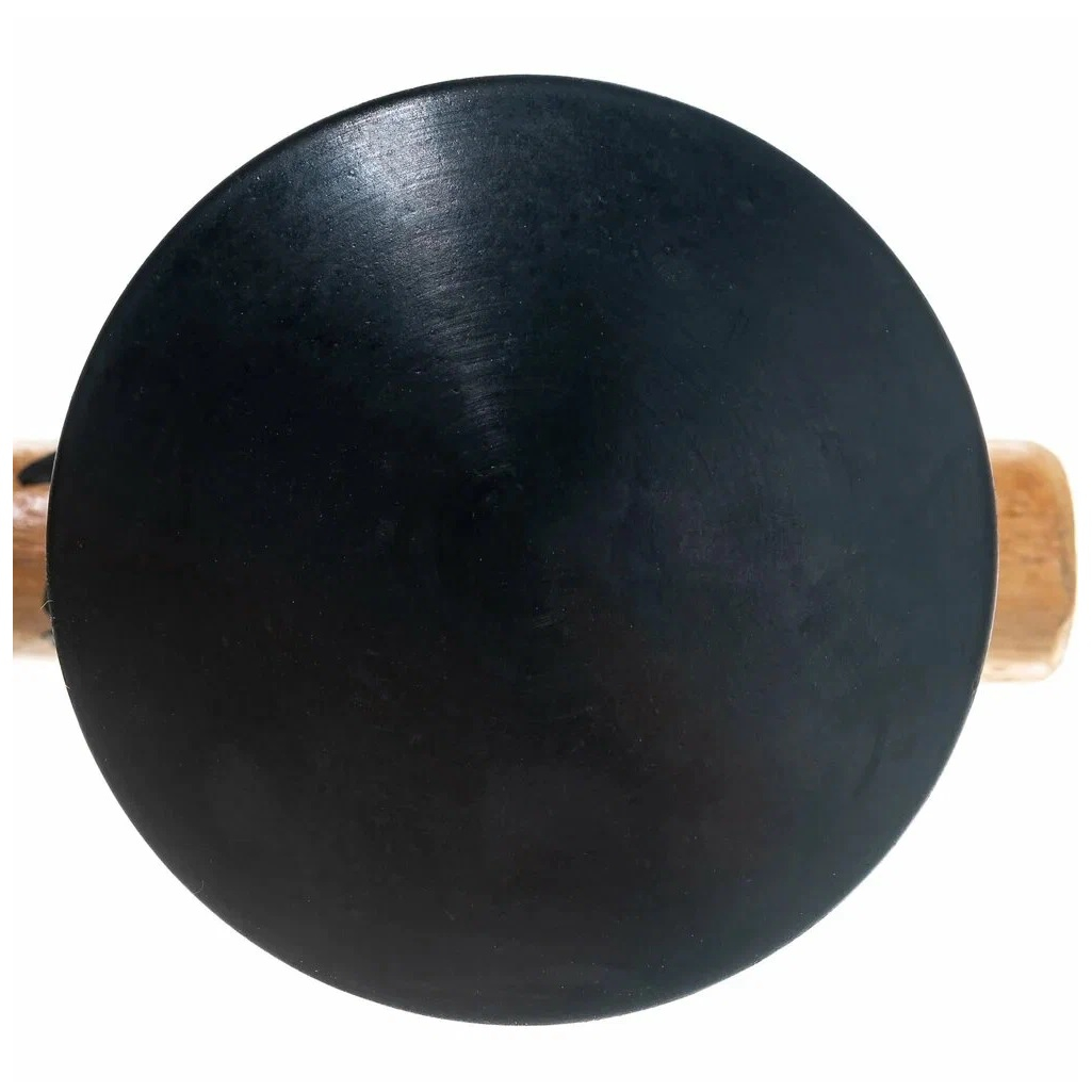 Киянка резиновая Sparta 11161, черная резина, с деревянной рукояткой, 1130 гр