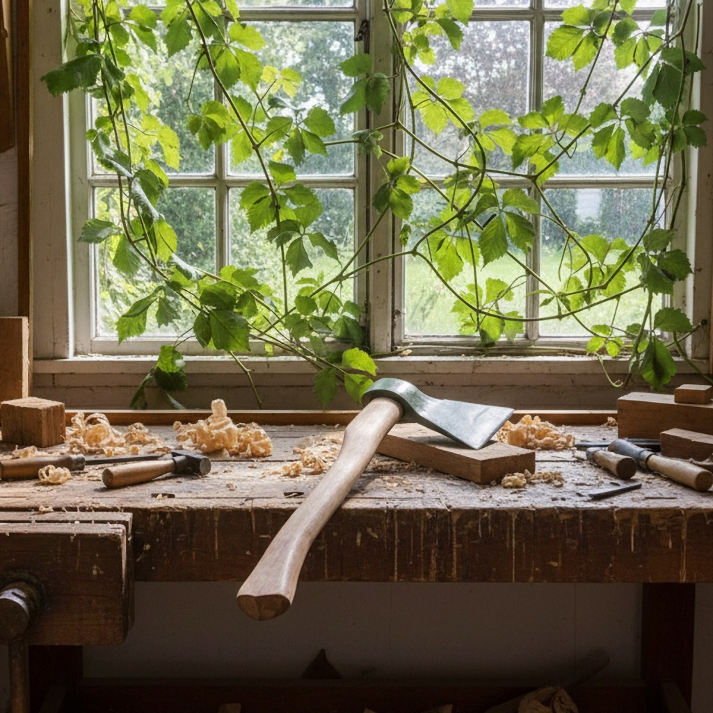 Топор кованый Сибртех 21608, в сборе, деревянное топорище, Б2, 400 мм, 800/1050 г