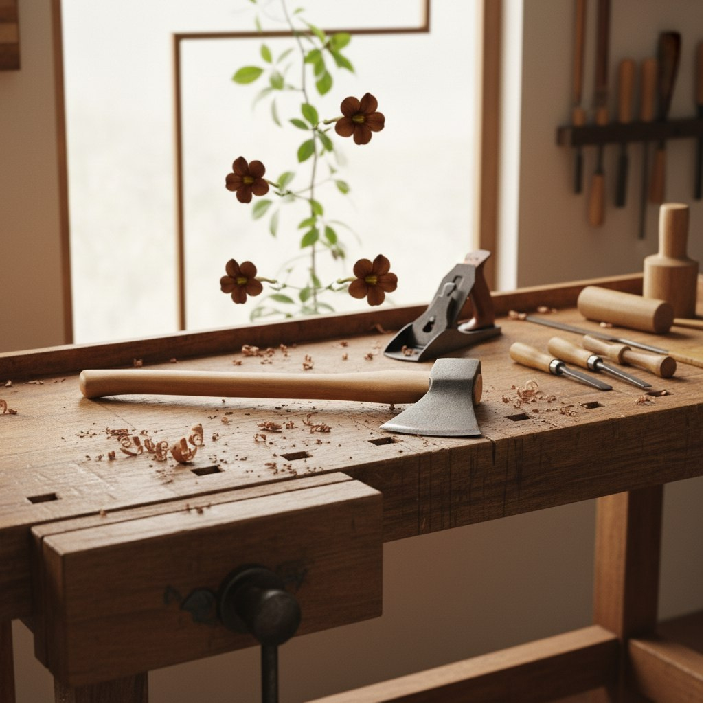 Топор кованый БЦМ 2249, для точных и тонких работ, радиусное лезвие, 1000 гр.