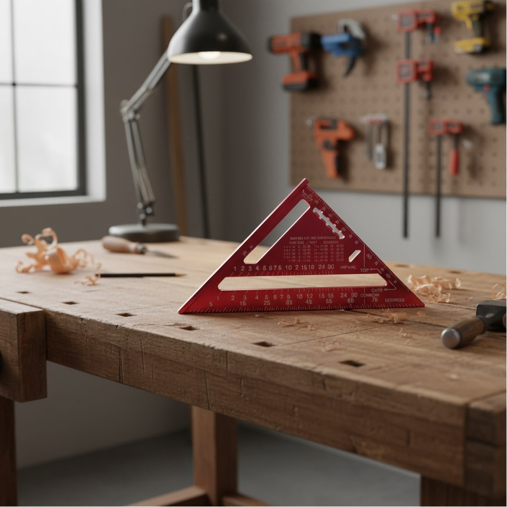 Угольник Свенсона Skrab 40334, метрический, столярный, дюймовая шкала, 175 мм