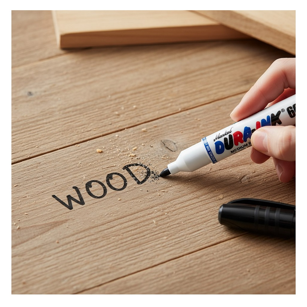 Маркер промышленный Markal Dura-ink 60, Medium bullet tip, черный, толщина линии 3 мм