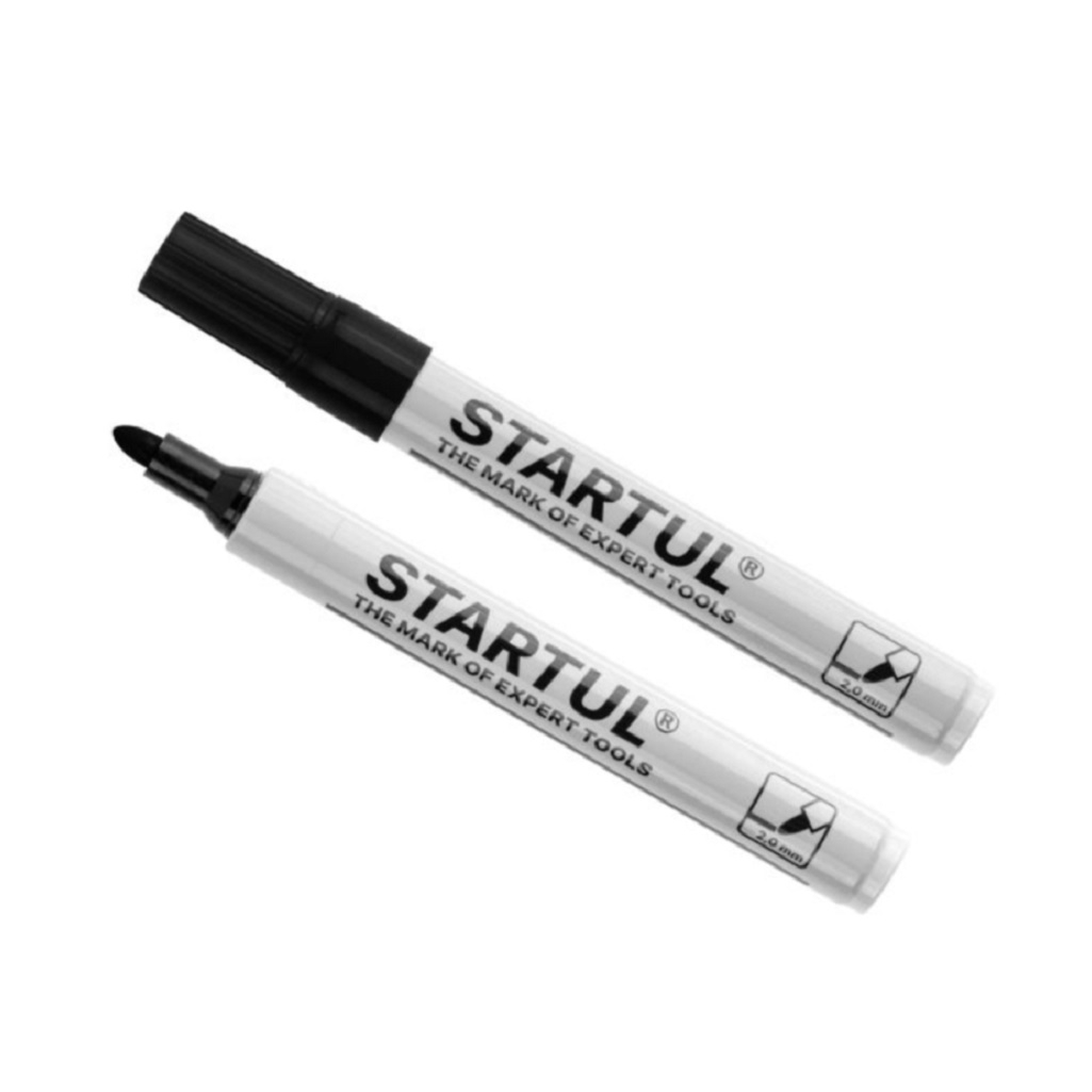 Маркер промышленный Startul The mark of expert tools, ST4340-01, фетровый, черный