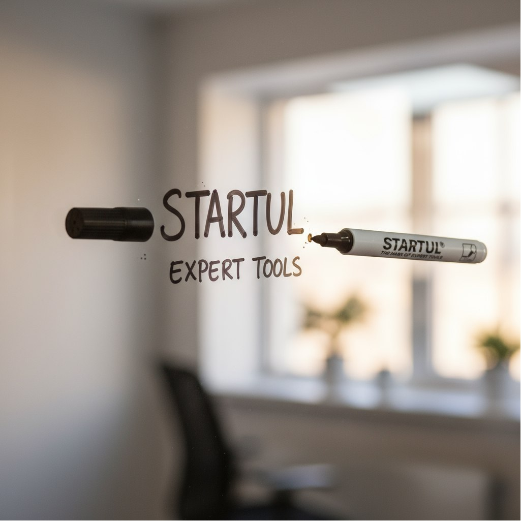 Маркер промышленный Startul The mark of expert tools, ST4340-01, фетровый, черный