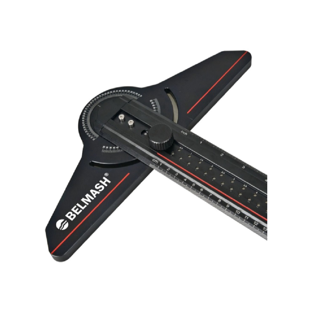 Угломер-транспортир Belmash PAM330A, для столярных и инженерных работ