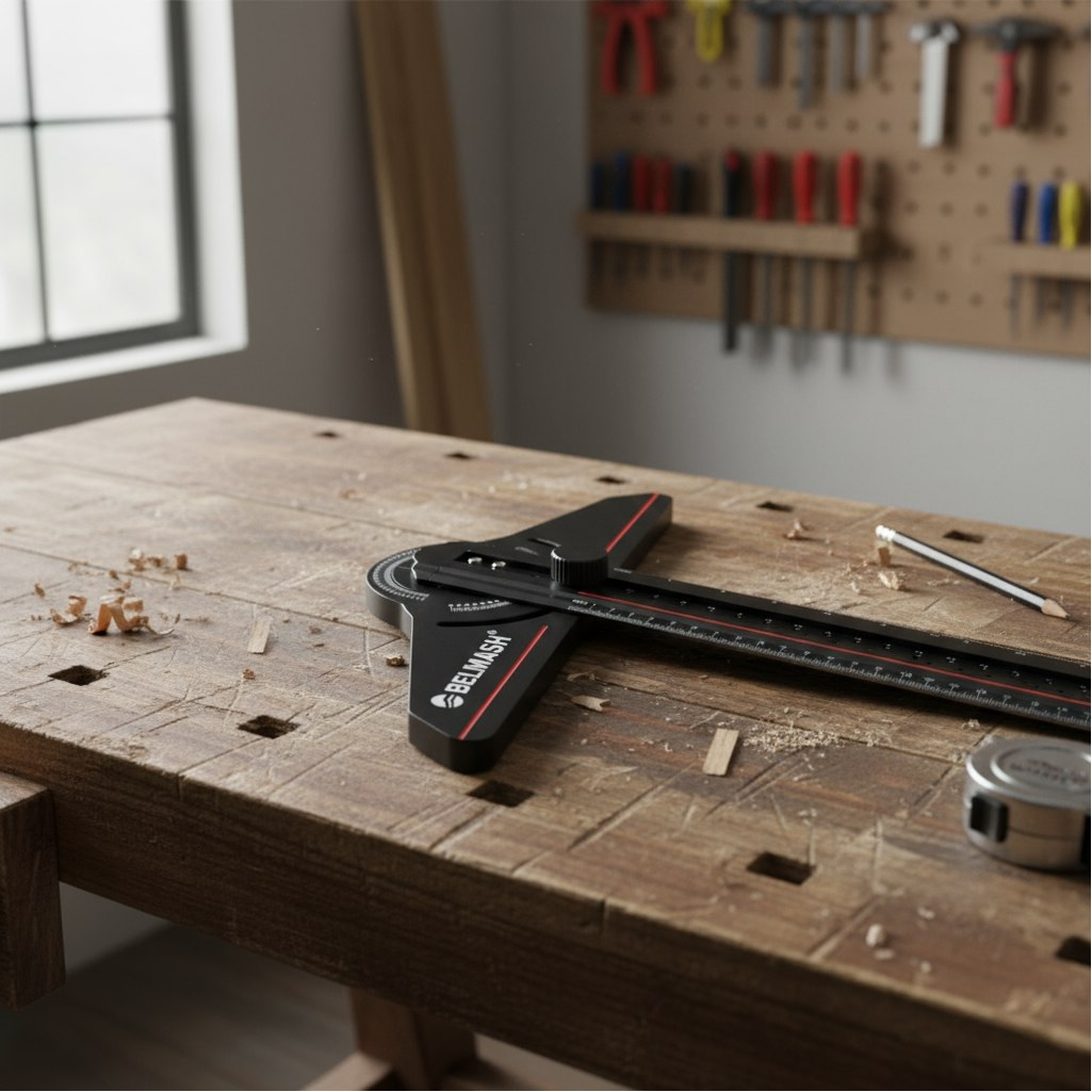 Угломер-транспортир Belmash PAM330A, для столярных и инженерных работ