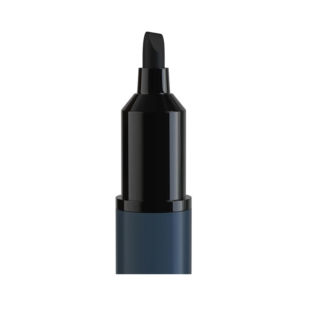 Маркер двухсторонний Berlingo Multiline Marker PE400, перманентный, черный
