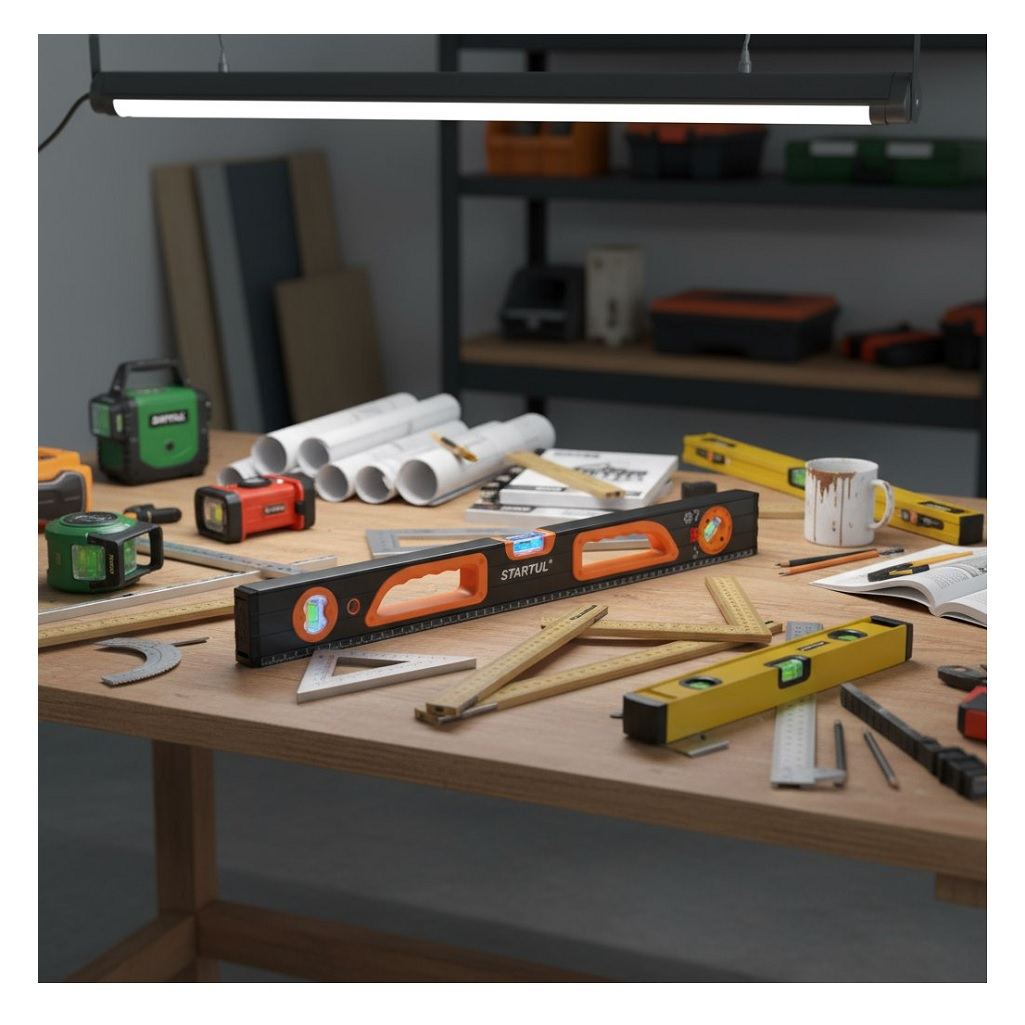 Уровень строительный Startul Profi ST2550-100, пузырьковый, длина 1000 мм