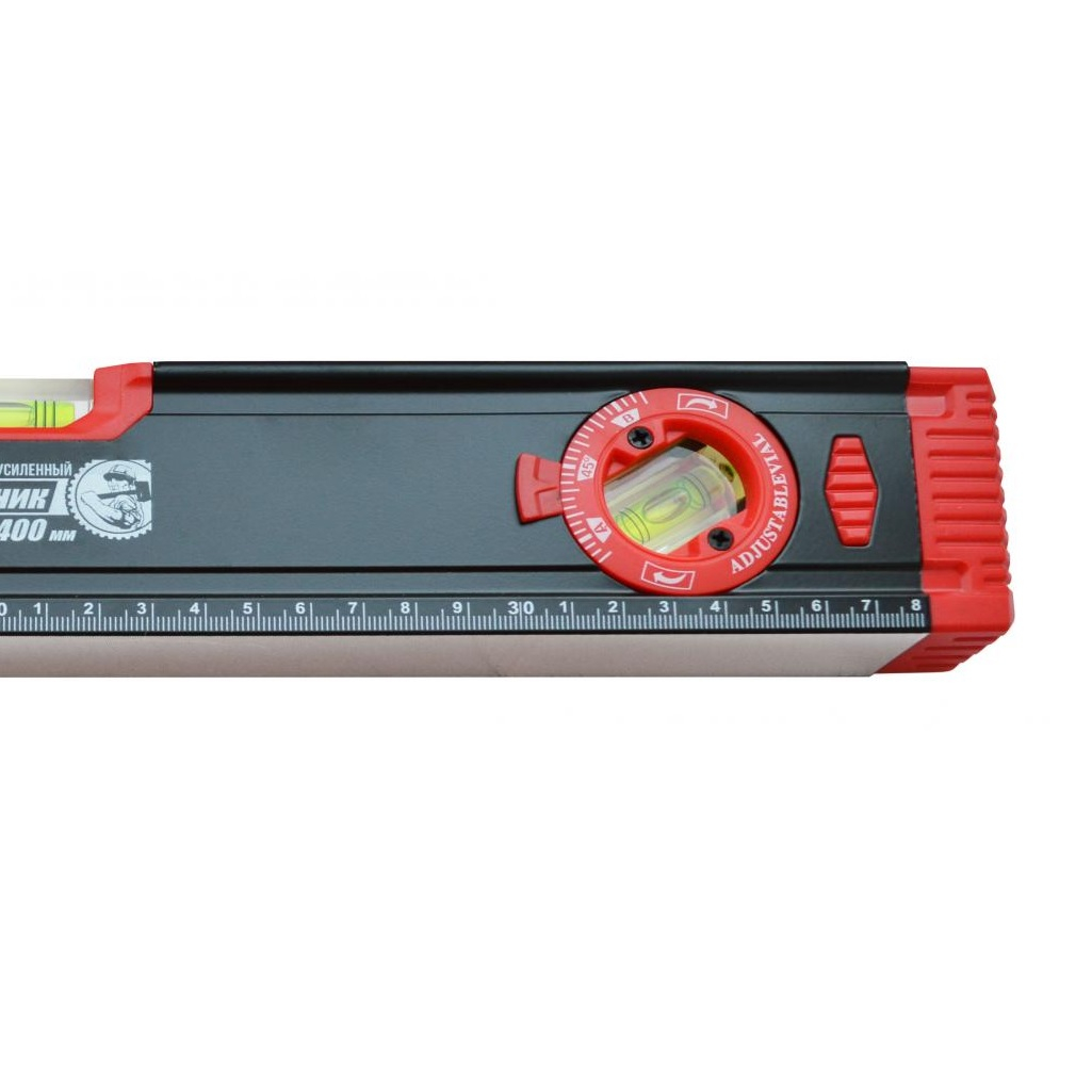 Уровень магнитный Монтажник 610400, 400 мм, усиленный, ABS-пластик, с поворотным глазком