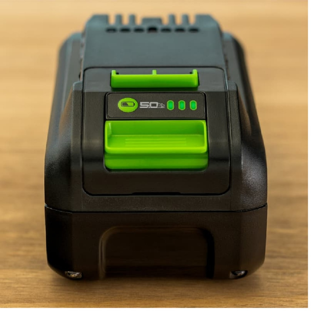 Аккумулятор Greenworks G24HP5, 2957807, 24В, 5.0 Ah, Li-Ion, индикатор уровня заряда