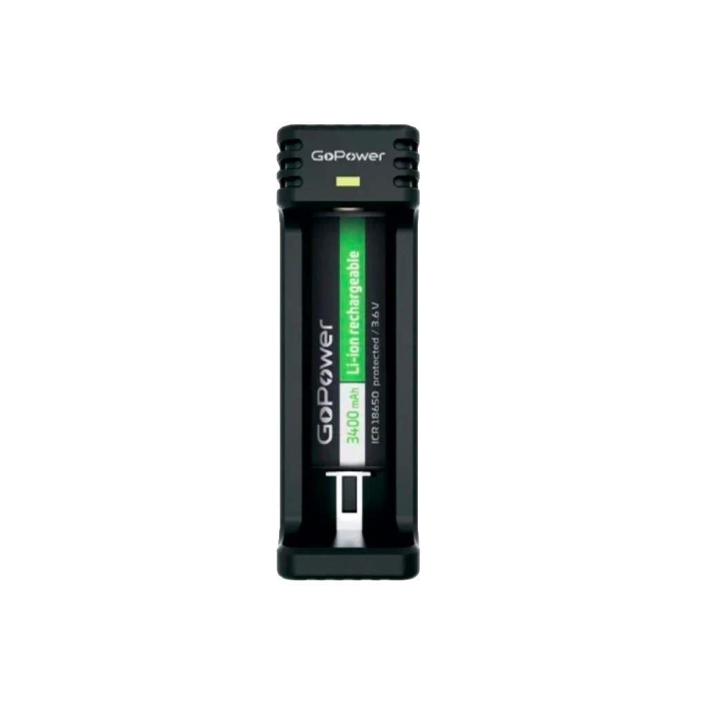 Зарядное устройство GoPower 00-00015361 автоматическое, для аккумуляторных батареек LiCharger 2
