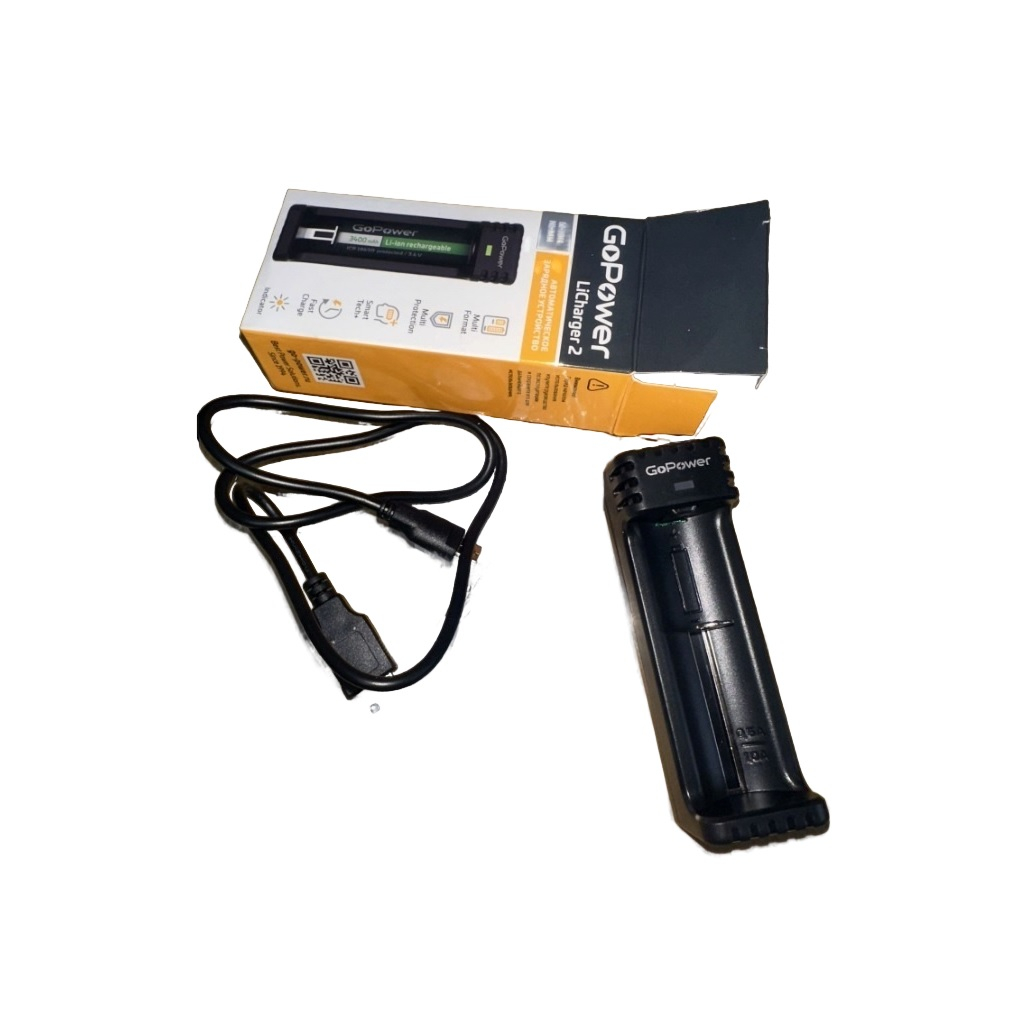 Зарядное устройство GoPower 00-00015361 автоматическое, для аккумуляторных батареек LiCharger 2