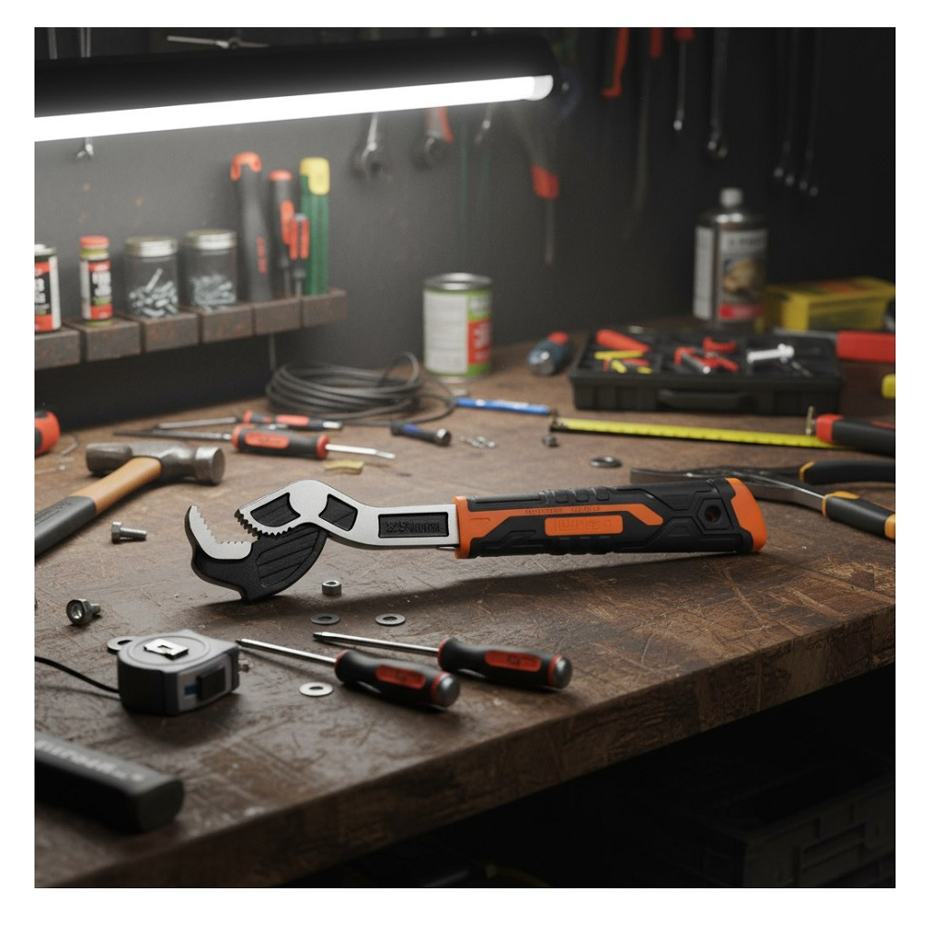 Ключ самозажимной Sturm 1045-34-250, универсальный, 40Cr сталь, 250 мм