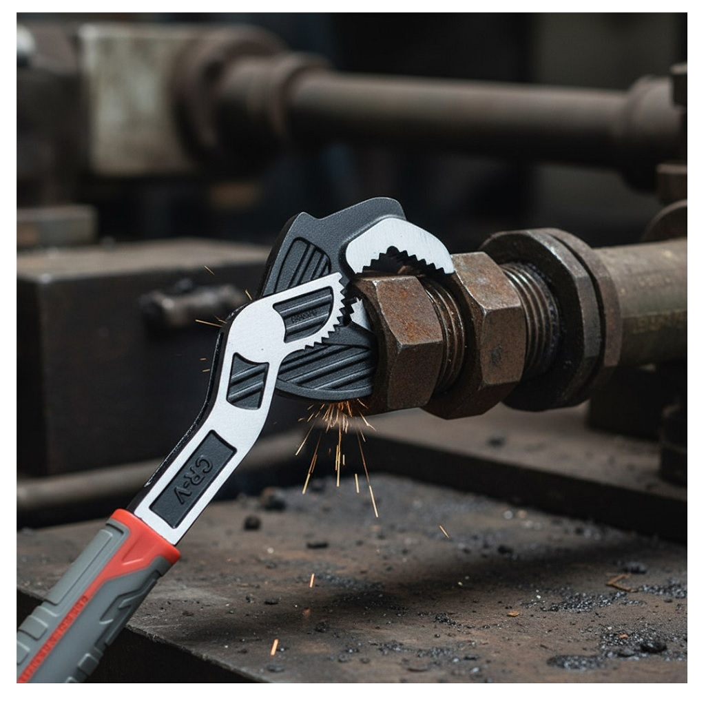 Ключ самозажимной Sturm 1045-34-150, универсальный, 150 мм, раскрытие губок 7-15 мм