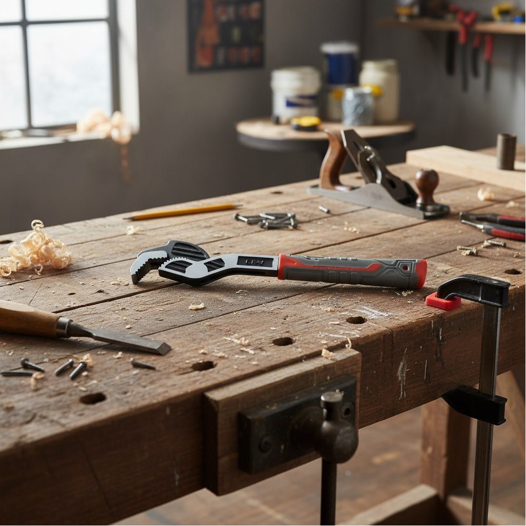 Ключ самозажимной Sturm 1045-34-150, универсальный, 150 мм, раскрытие губок 7-15 мм