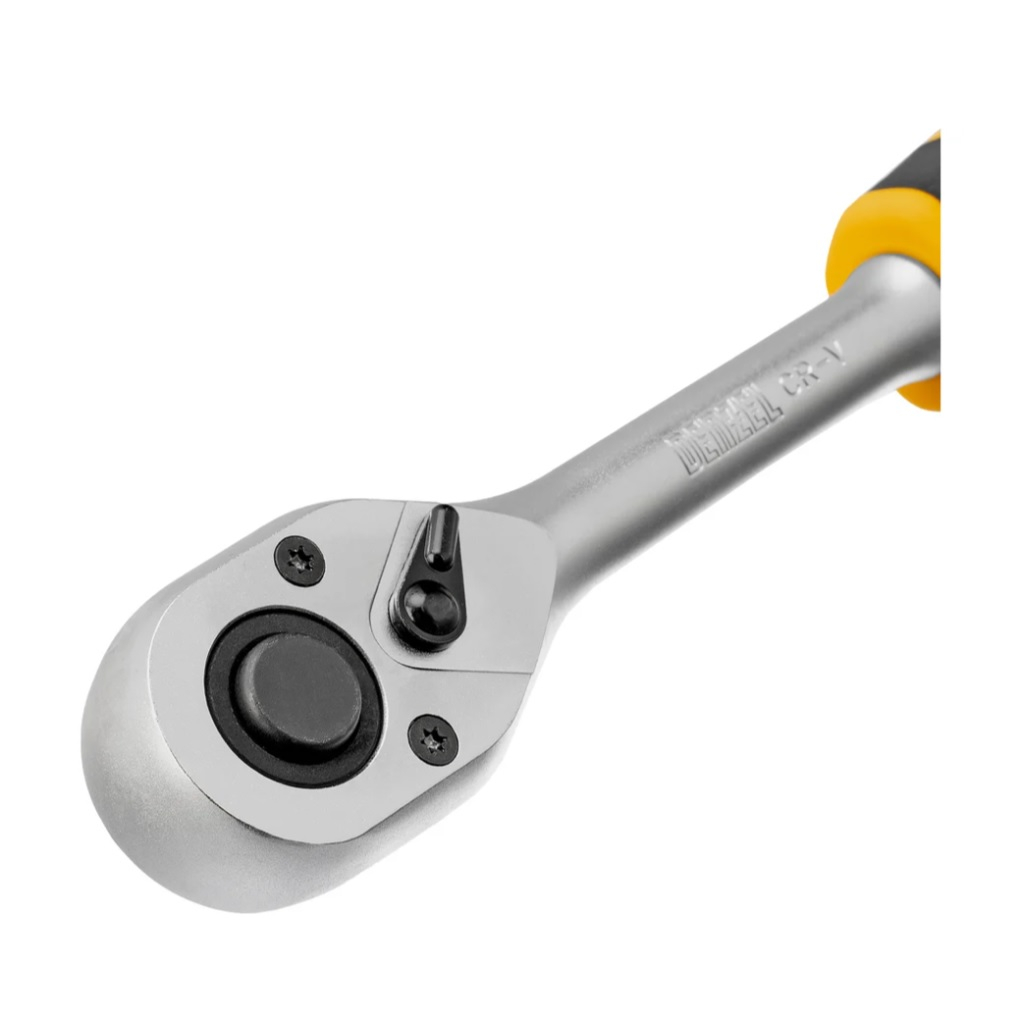 Ключ трещоточный с реверсом Denzel 14033, полупрофессиональный, 1/2