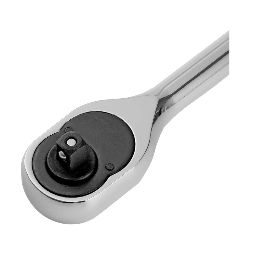 Ключ трещоточный с реверсом Сибртех 14014, цельнометаллический, 1/4