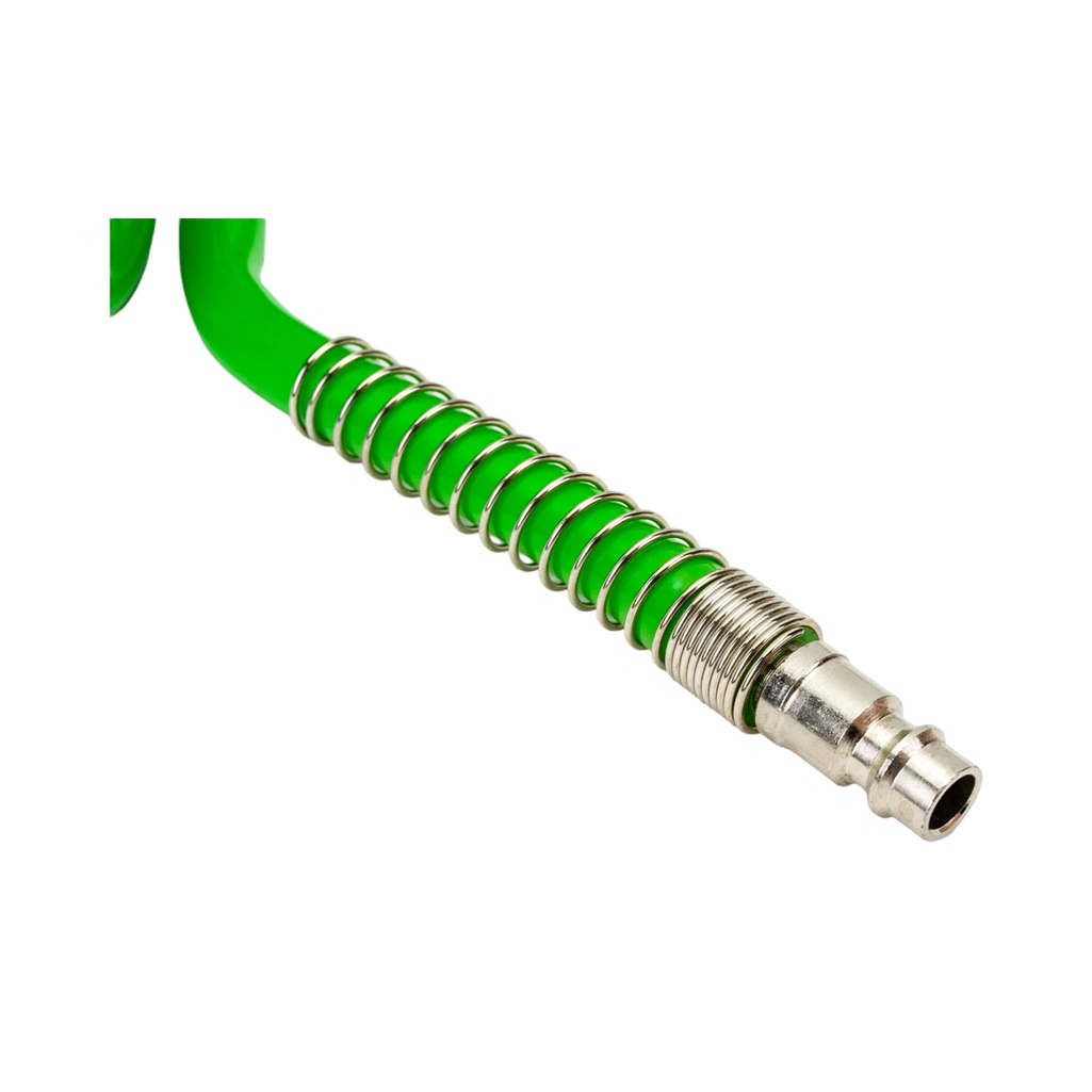 Шланг спиральный Eco AHU-1080 с быстросъемами, полиуретан, 8/12 мм, 10 м 