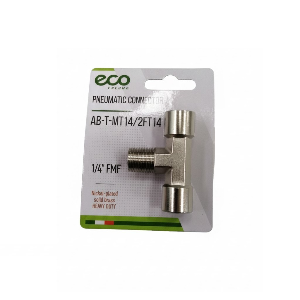Соединение T-образное Eco AB-T-MT14/2FT14, 1/4