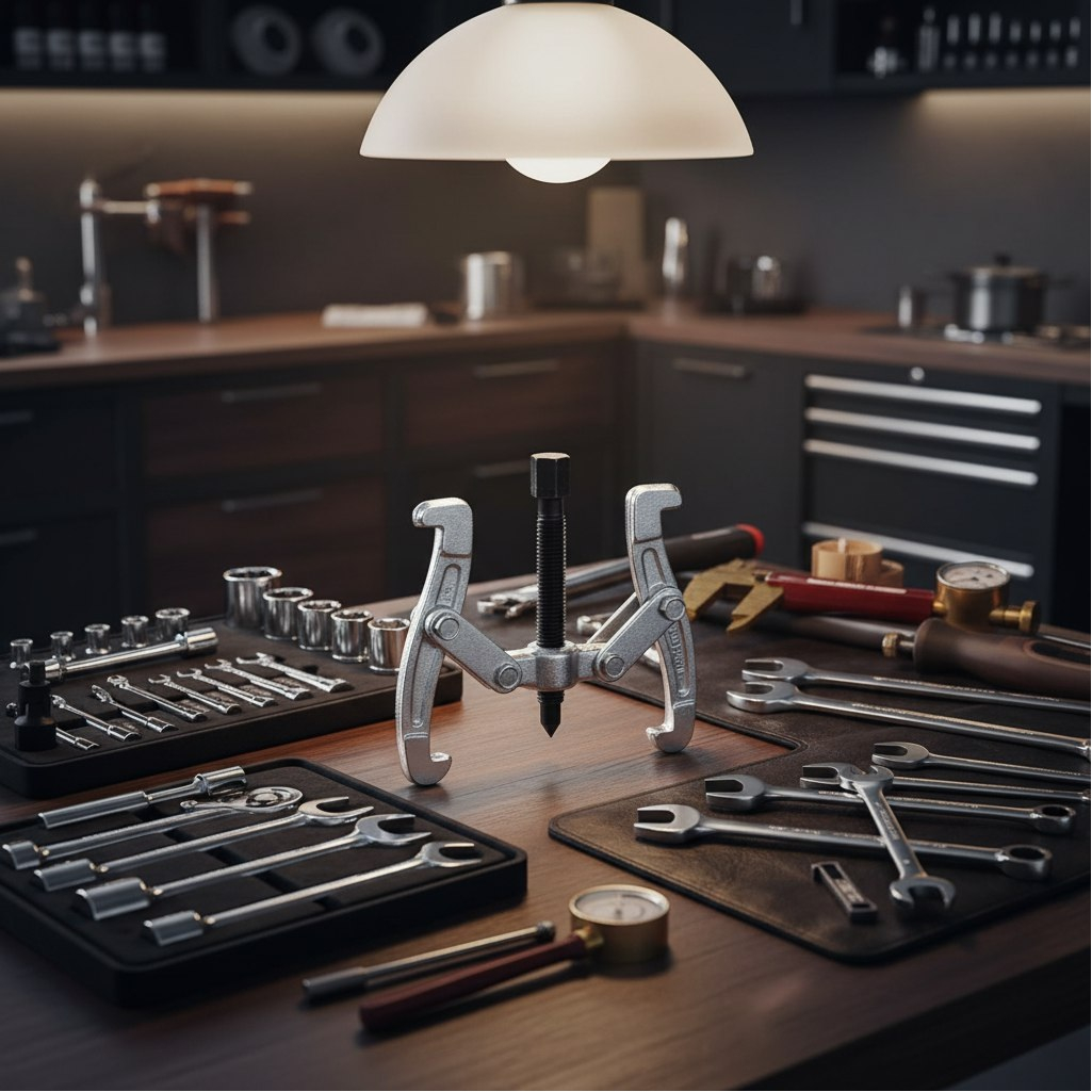 Съемник подшипников Волат 23080-04, двухзажимной, для общестроительных работ