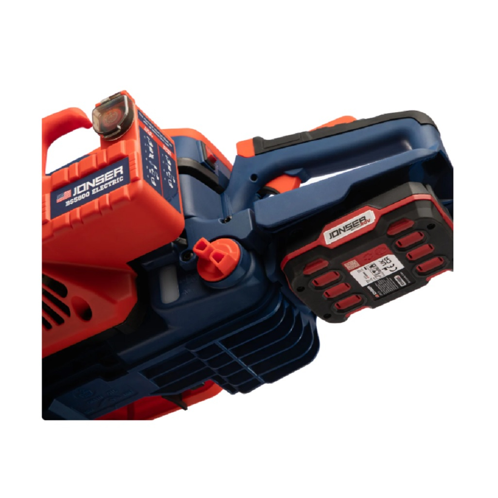 Бензопила Jonser BS 5800E, цепная, ручной электростартер, 58 куб.см, 5.8 кВт