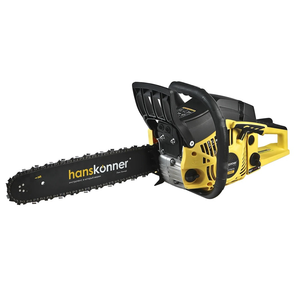Бензопила Hanskonner HGC4516, цепная, бензиновая, 45 куб.см, 1.6 кВт